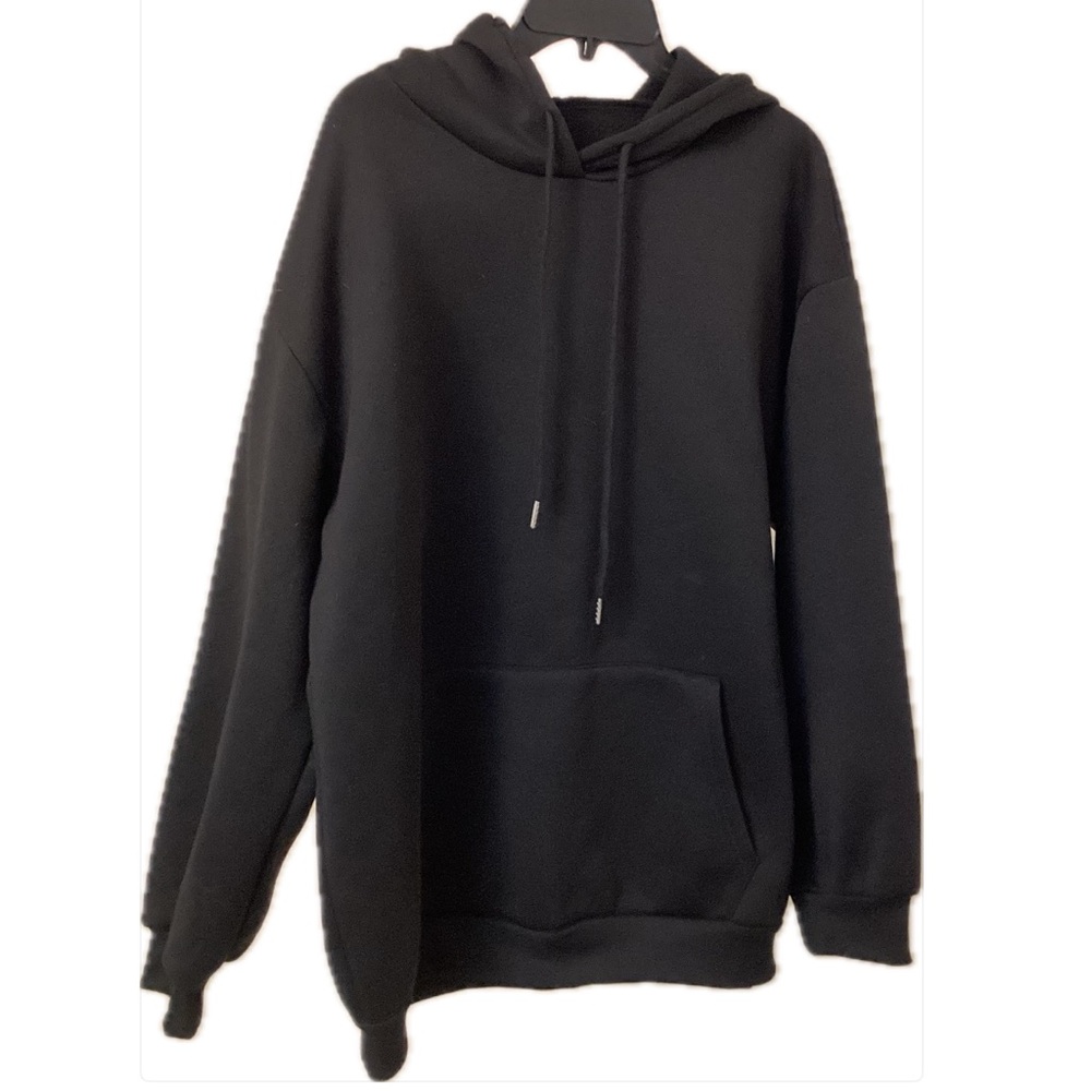 NEVER WORN WOMENS Hoodie Angel Wings Sweatshirt Wings Graphic Black & White XXL - Picture 4 of 4